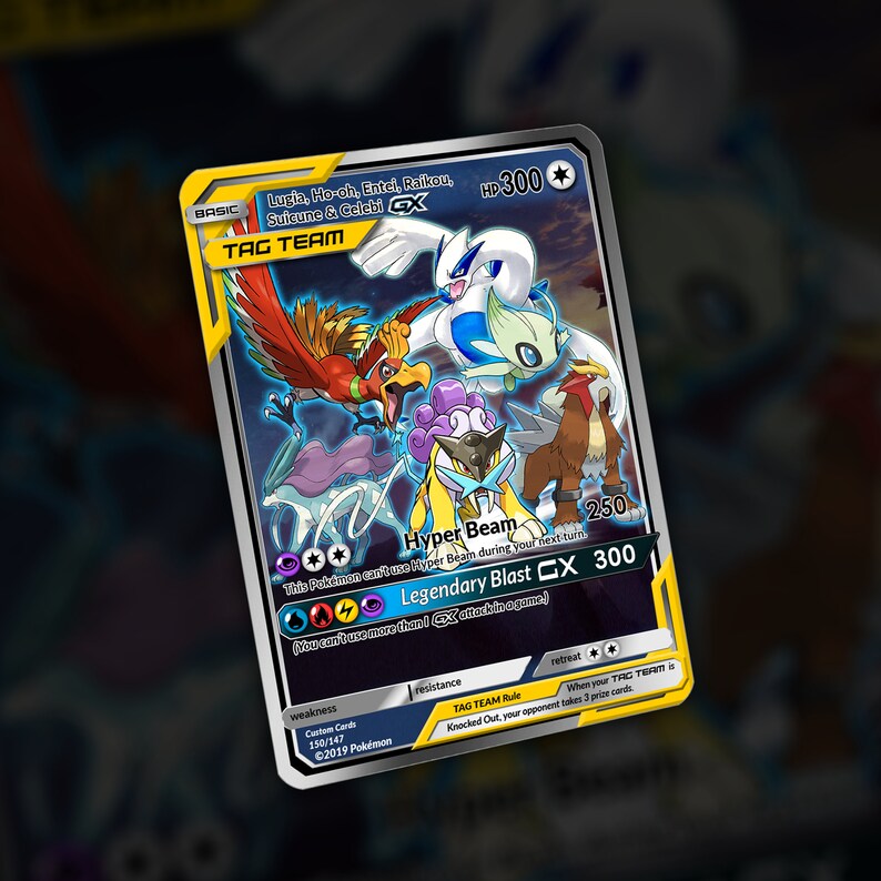 New Legendary Tag Team GX Custom Made Etsy UK