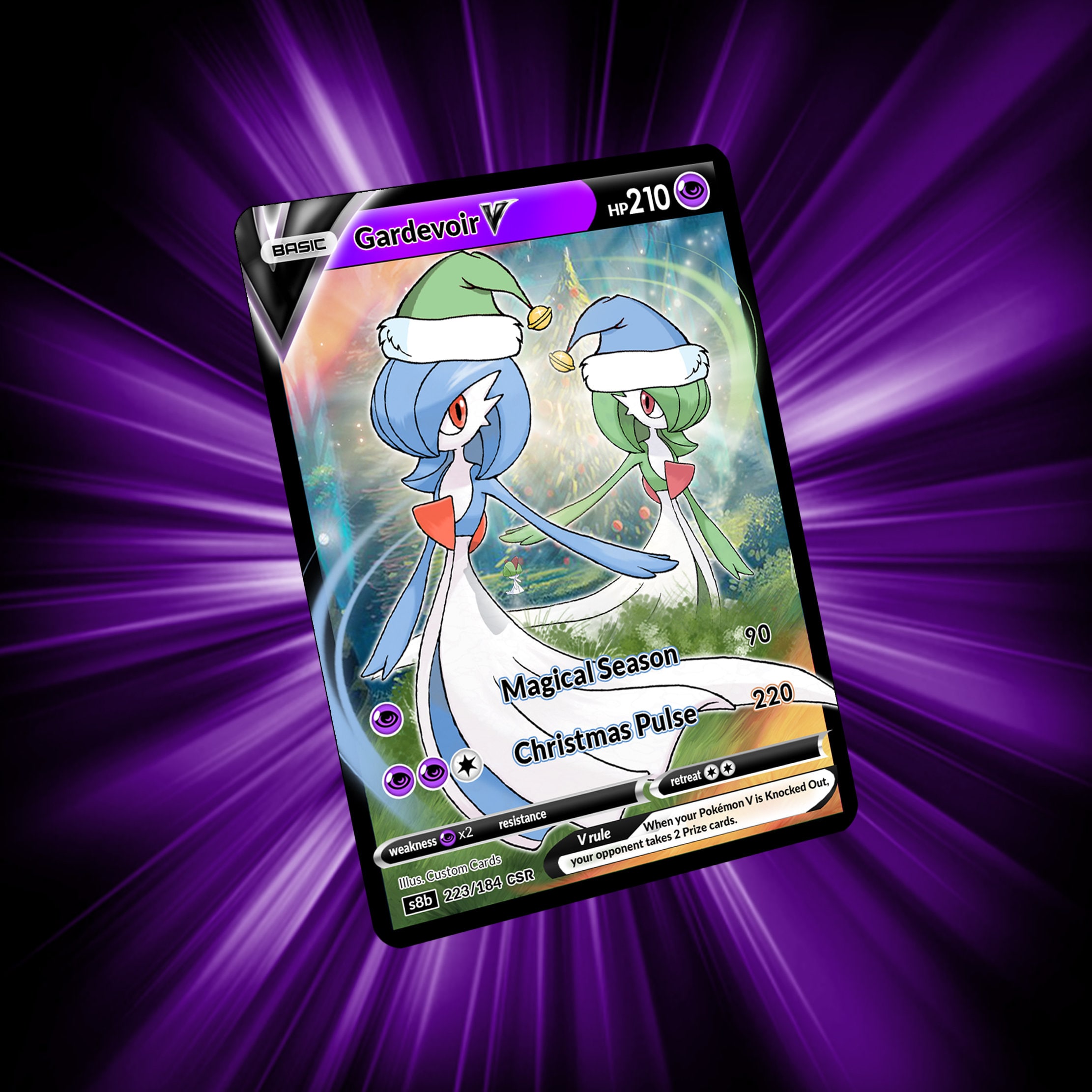 Gala the Gardevoir Custom Pokemon card - Card Armory