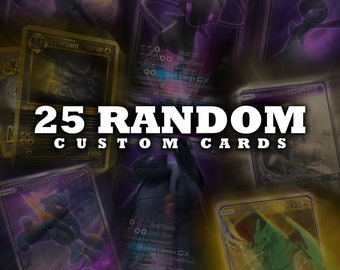 ¡Paquete misterioso! ¡25 cartas personalizadas aleatorias!