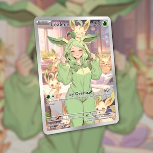 Leafeon-rompertjekaart! Op maat gemaakt!