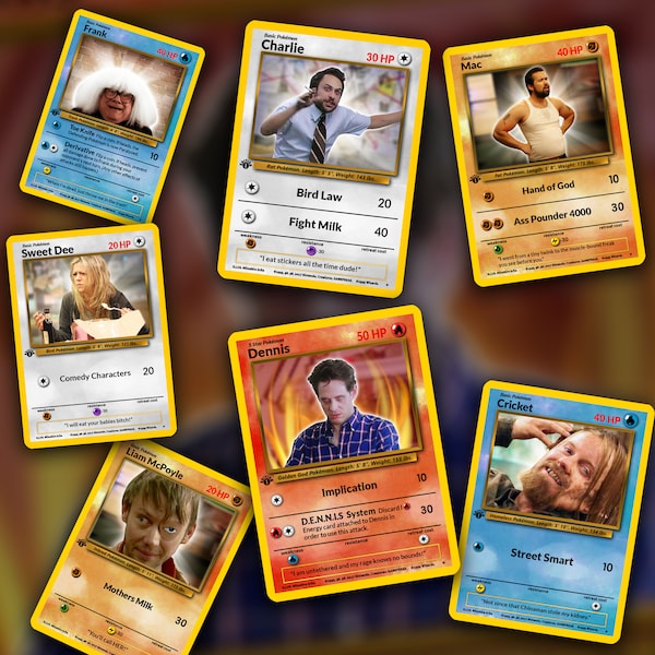 Always Sunny Set Volume 2! Custom Made! 7 Cards!