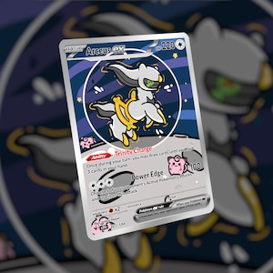 Cartão Arceus EX! Feito sob medida!