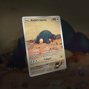 Carta Pokémon Rara Snorlax Nr 143