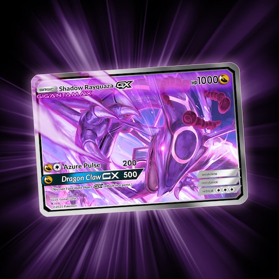 Shadow Mewtwo & Lugia Tag Team GX Custom Made 