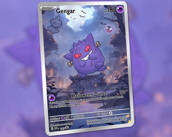 gengar pokemon halloween card Amazon.com: Pokemon Trick or Trade - Gengar - Chilling Reign 057/198 - Holo  Rare Card