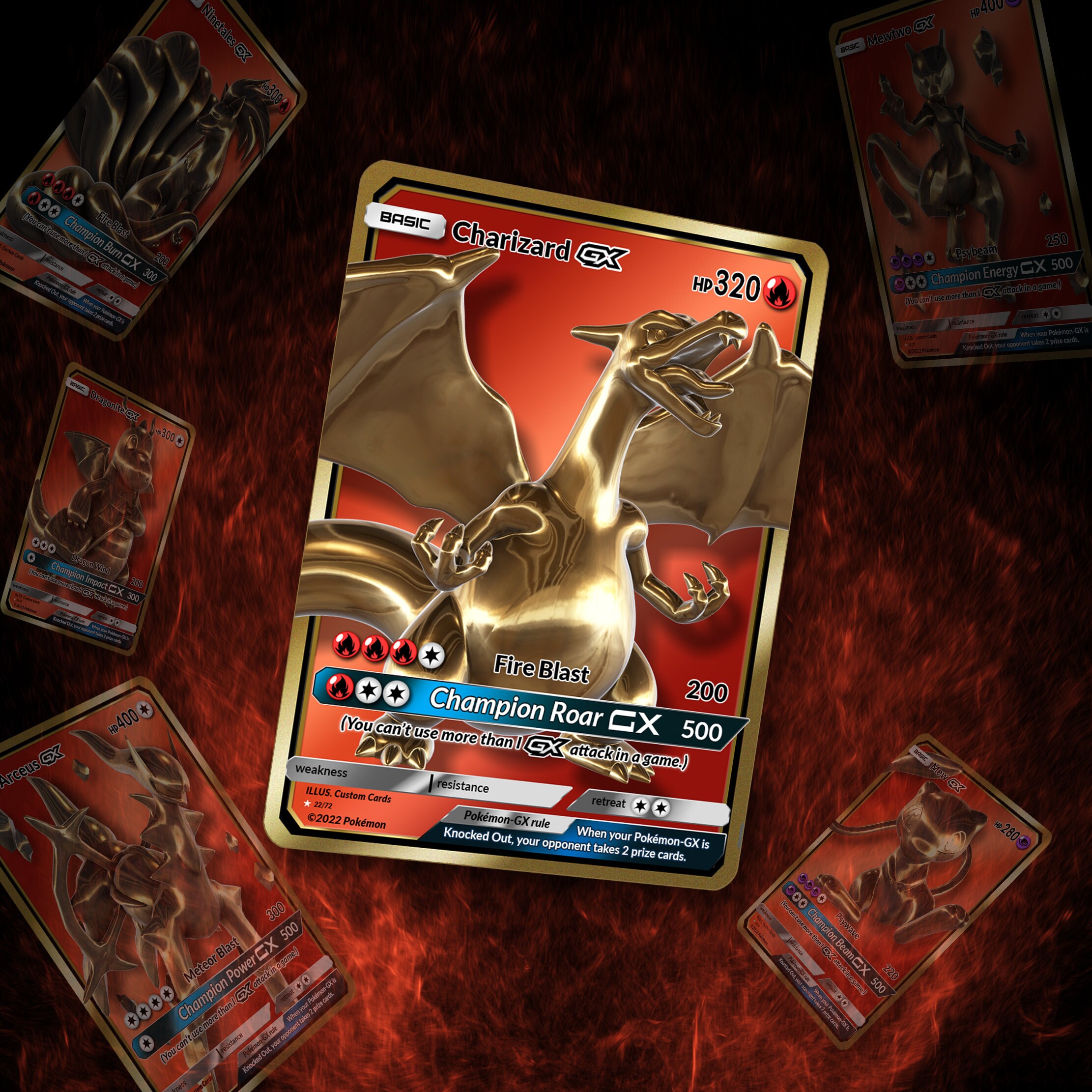 Charizard Gx - Etsy