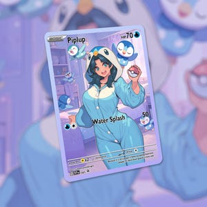 Carte cache-couche Piplup ! Fait sur mesure !