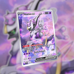 Mewtwo com Arceus & Mew Card! Feito sob medida!