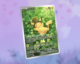 Pokemon Pikachu Card Bundle - 10 Cards! Ultra Rare Holo! - Etsy