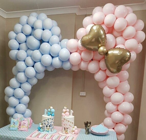 Minnie mouse baby shower balloons 2025