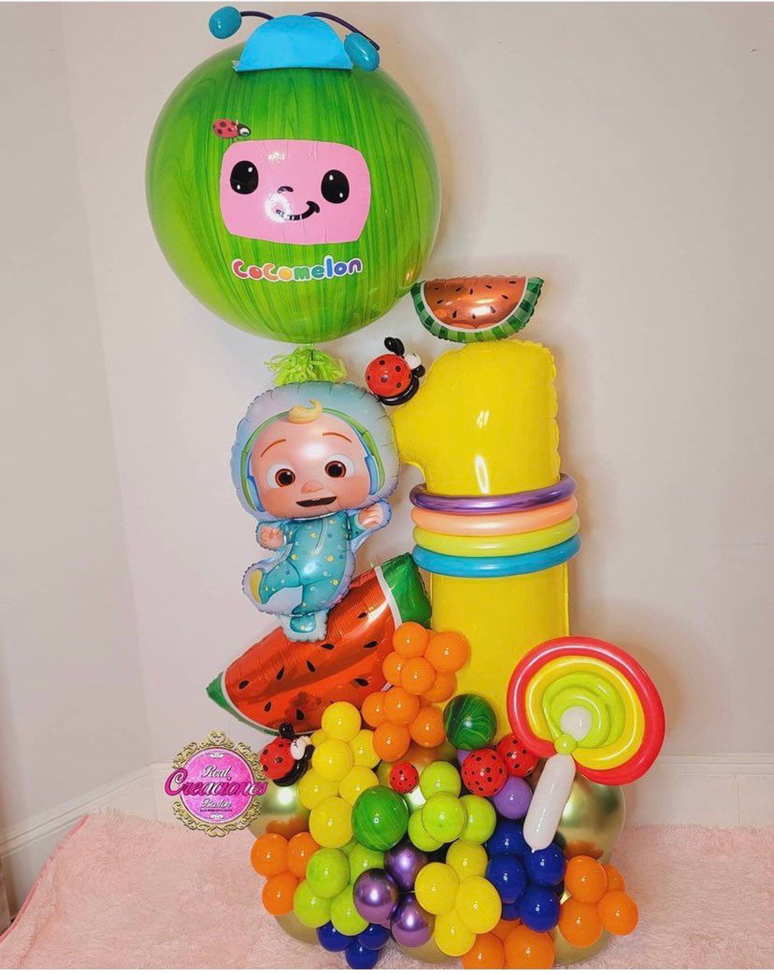 Cocomelon Balloon bouquet cocomelon party theme cocomelon | Etsy