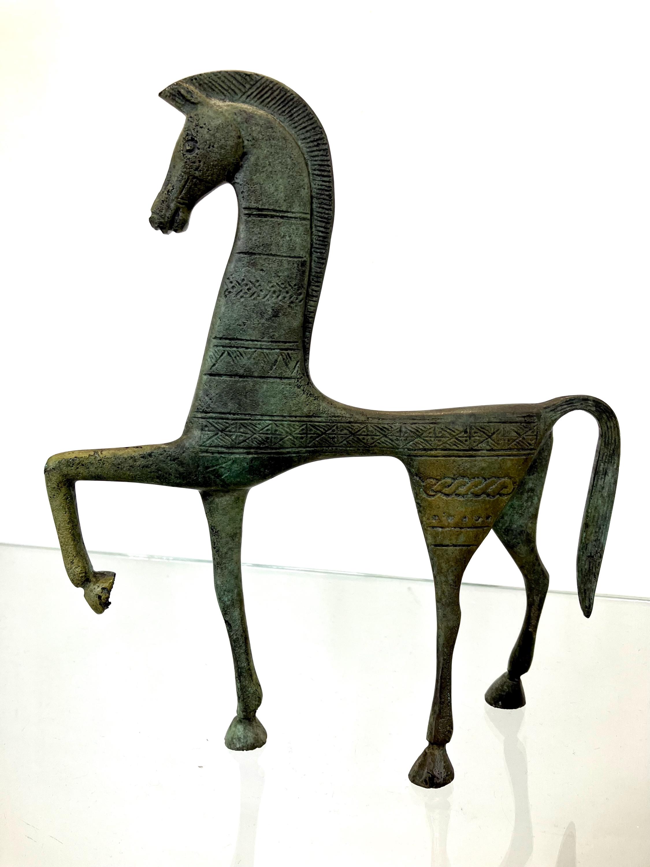 古代ギリシャ トロイの木馬 スパルタ ブロンズ製 幾何学時代 レプリカ