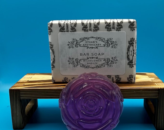 Featured listing image: Handmade Wildflower Breeze Bar Soap