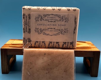 Cedar and Amber Exfoliating Bar