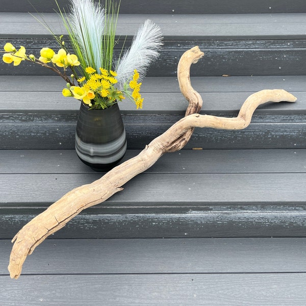 Large Driftwood Branch for Outdoor Decor, 44" Rustic Tree Branch, Driftwood Sculpture, Wood for Patio, Landscape Wood, Garden Trellis