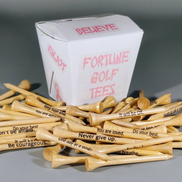 Fortune Golf Tees - Pink Edition