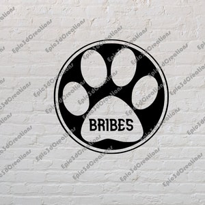 Hunde LeckerliGlas Bribes SVG