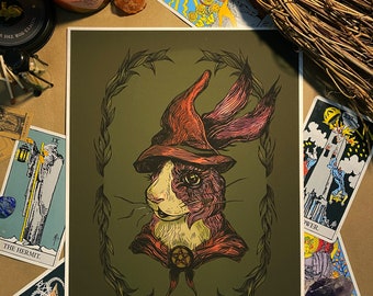 The Hare Witch | 8.5x11 | Art Print