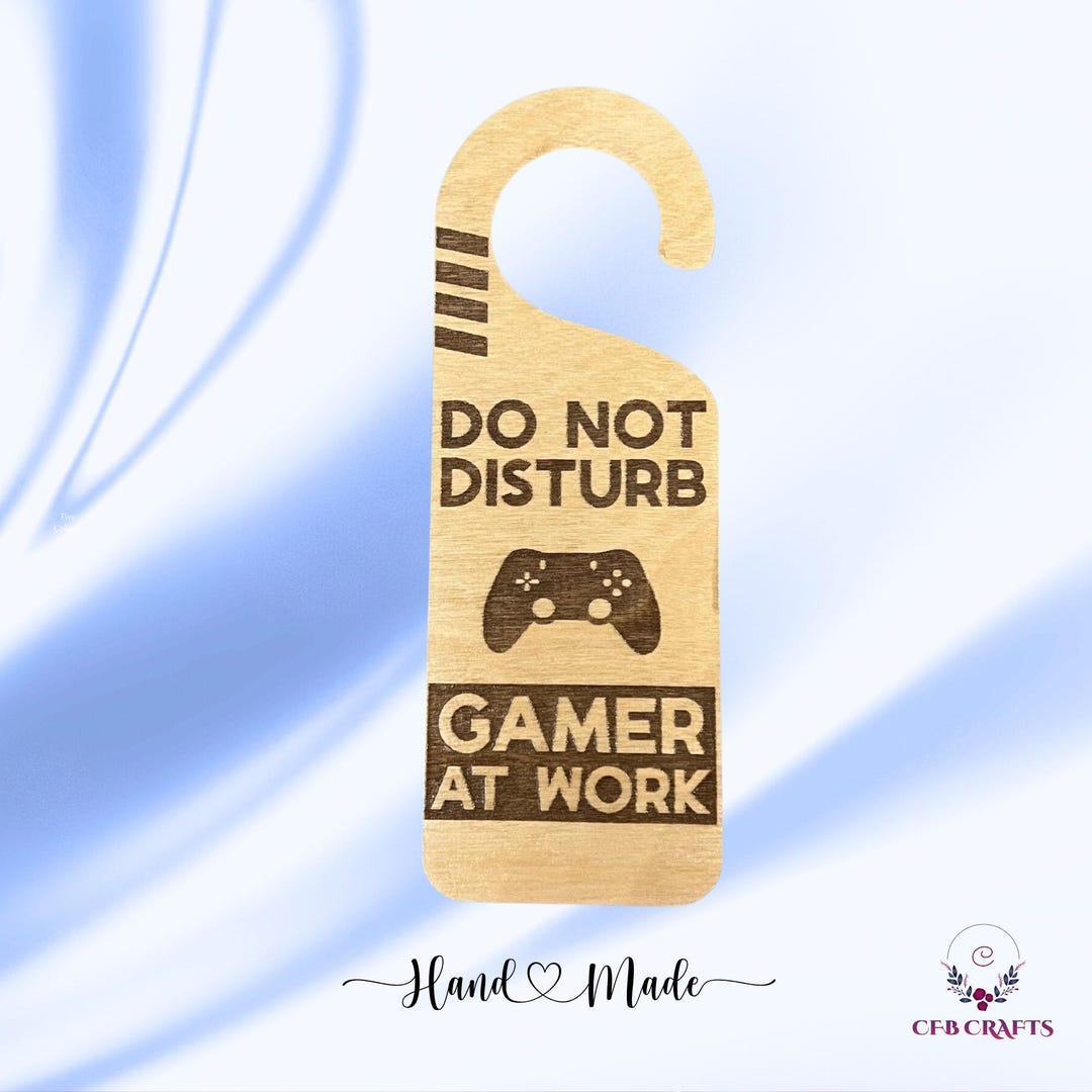 Gamer Do Not Disturb Hanging Door Sign Gift for Gamer - Etsy UK