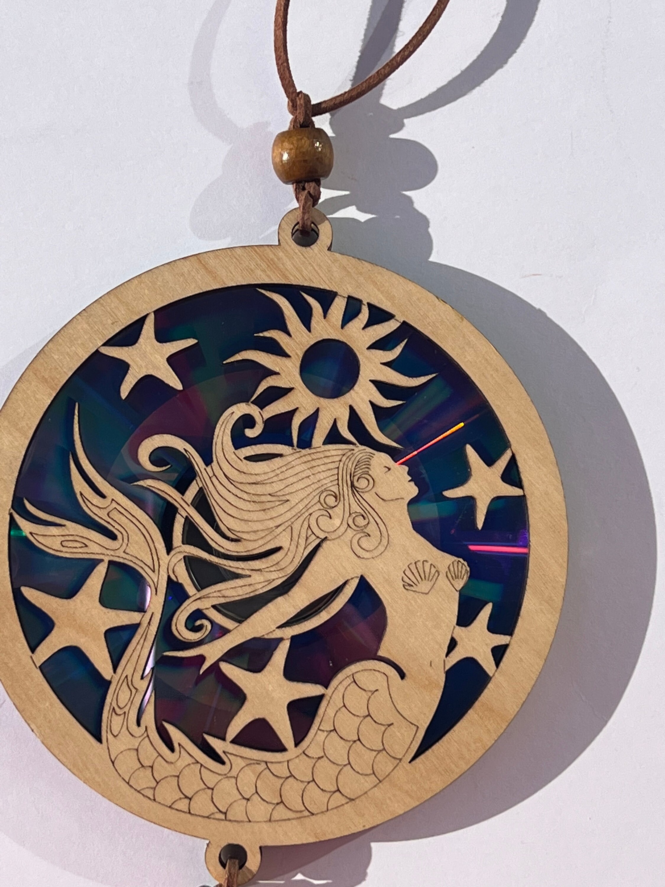 Mermaid Suncatcher Gift for Mermaid Lover Ocean Themed Gift Etsy UK