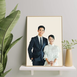 Está bien no estar bien Kim Soo-hyun Seo Yea-ji Póster de arte imprimible