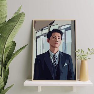Song Joong-ki Vincenzo druckbare Kunst Poster