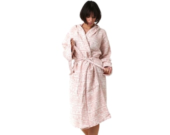 Muslin Robe, Bademantel, Cotton Kimono Robe, soft and cozy Bath Robe, Comfy bathrobe