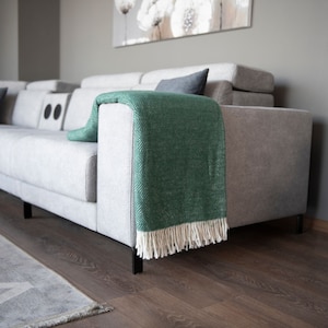 Trimita Blanket - Herringbone Throw-Handwoven Cotton Blend, Cozy Home Decor, Boho Chic, Available in Throw/Blanket Sizes