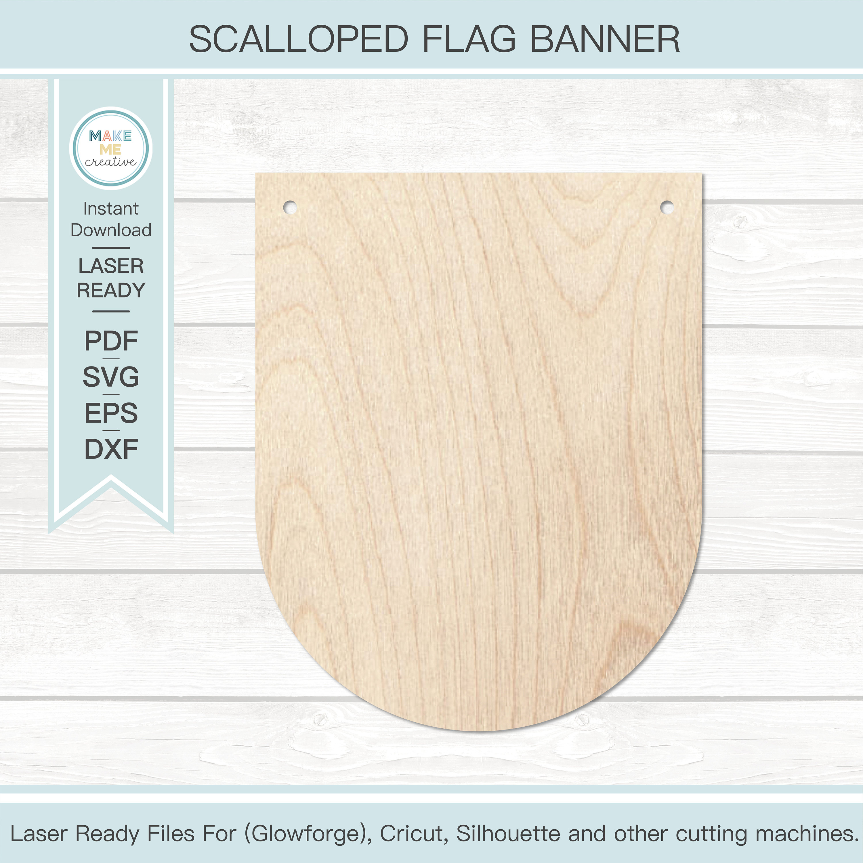 SVG, Scallop Sign SVG, Hanging Banner Svg, Scalloped Door Hanger SVG ...
