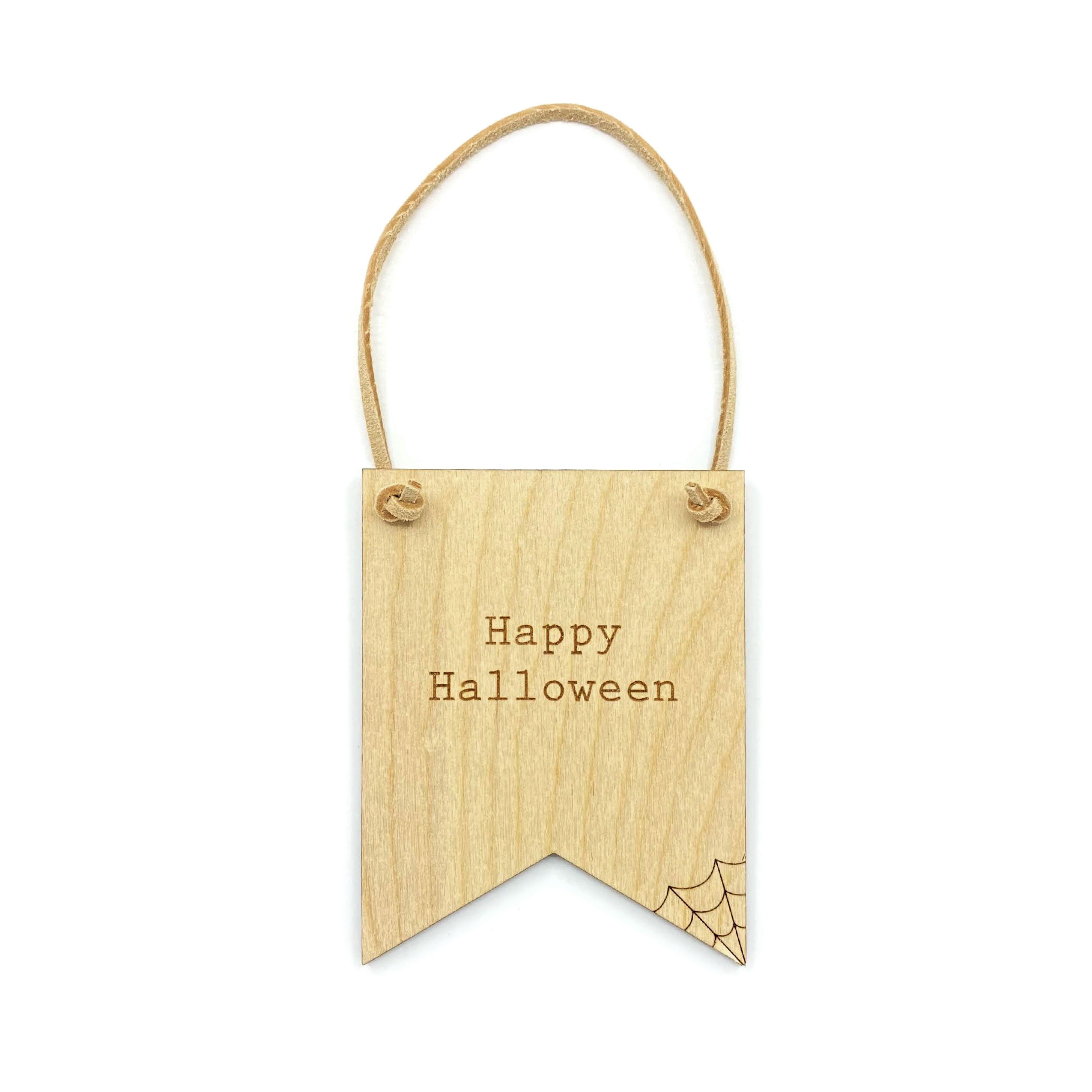 Halloween Decorations SVG, 5 Mini Happy Halloween Banner Cut Files