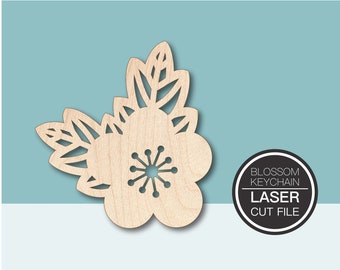 Blomma laserskärning fil SVG, blommig laserfil, blomklippning fil, blommig svg-fil, svg blommor, svg circut, svg-filer för Glowforge och Cricut