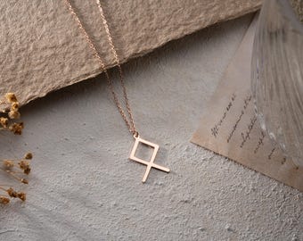 Personalized Viking Runes Necklace: Norse Pendant \ Christmas Gifts