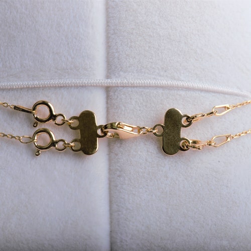 Detangling Clasp Layered Necklace Detangler Multi Strand Etsy