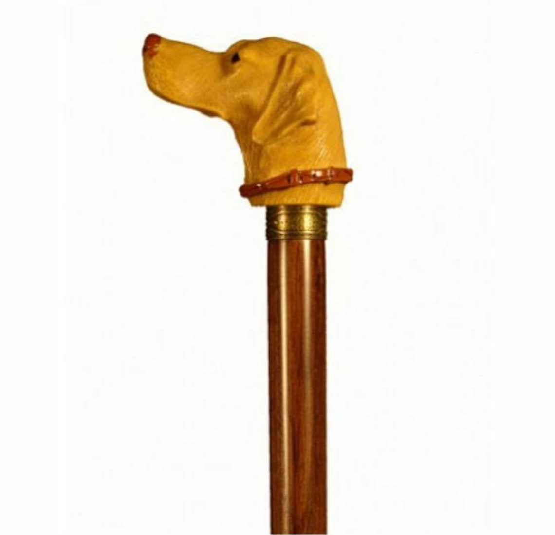Labrador Dog Head Walking Stick Ash Wood Stick Retriever Handle Top Cane 37 Etsy