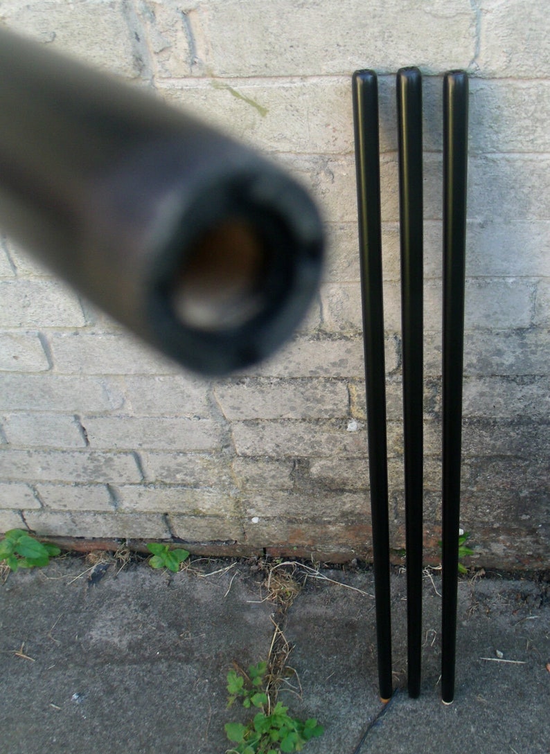 Walking Stick Shafts Black Wood Shanks for Canes Stick Making Walking