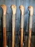 Flamed Knob Wood Walking Sticks For Hiking Farmers Dog Walkers Rustic Style 49 product logo