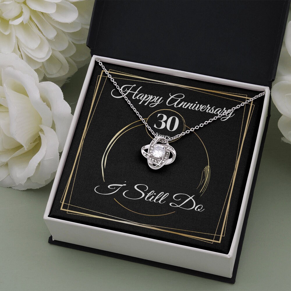 30 Year Wedding Anniversary Jewelry Gift for Wife Dainty Love | Etsy UK
