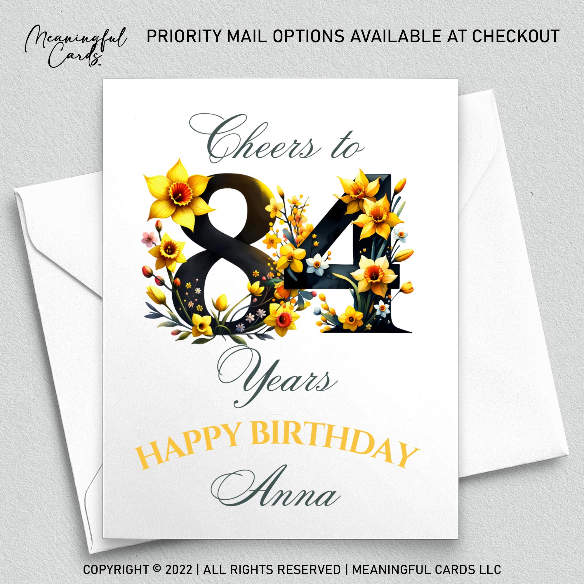 Happy 84th birthday - Etsy 日本