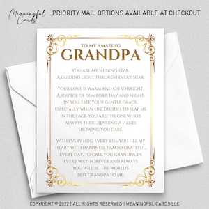 Carte bien pensée pour grand-père