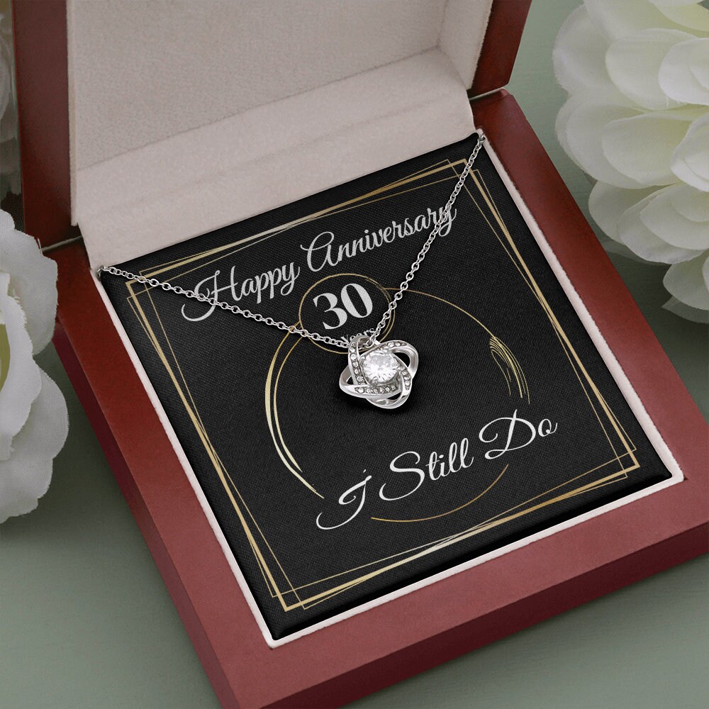 30 Year Wedding Anniversary Jewelry Gift for Wife Dainty Love | Etsy UK