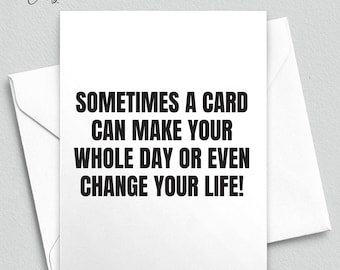 Snarky Birthday Card: Funny Rude Sarcastic Greeting