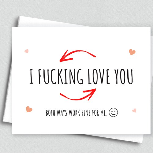 Naughty I Love You Anniversary Gift for Him Naughty Etsy