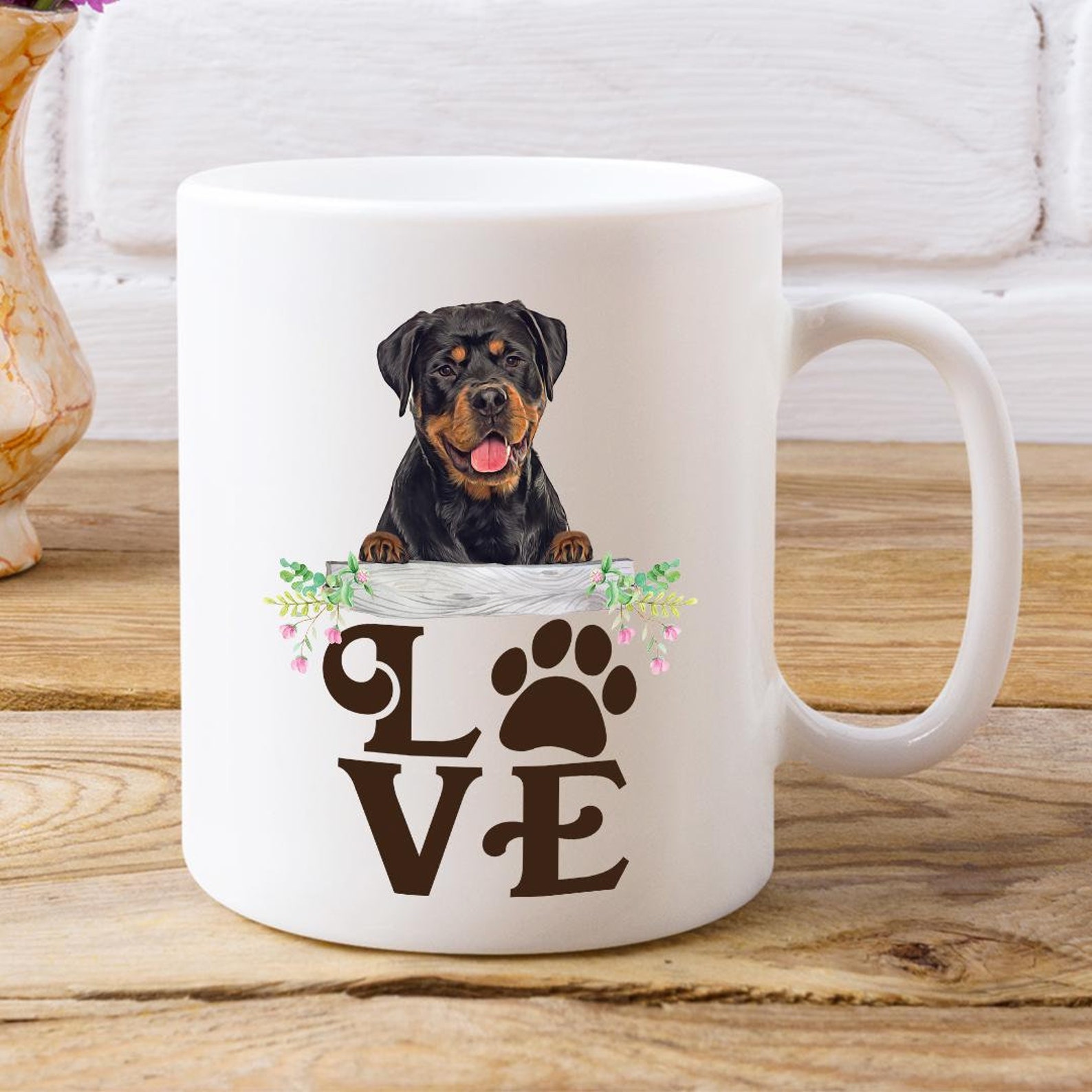 ROTTWEILER COFFEE MUG Dog Novelty Mugs 11oz and 15 oz Etsy