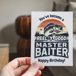 Funny Fishing Birthday Card for Fishing Lover, You've Become a Reel-y ...
