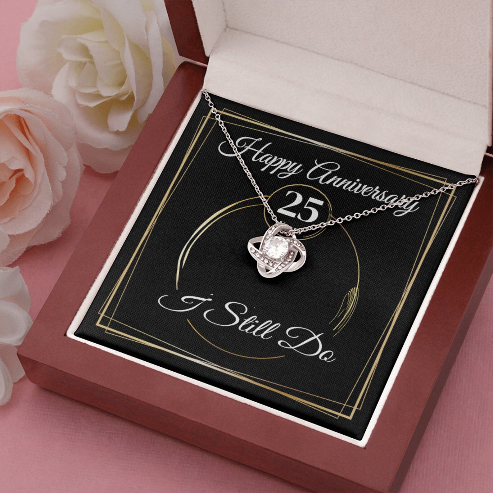 25 Year Wedding Anniversary Jewelry Gift for Wife Dainty Love Etsy UK