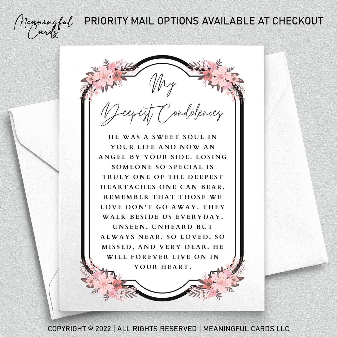 Bereavement Gift Loss of Uncle Gift, Grief Card, Sympathy Card