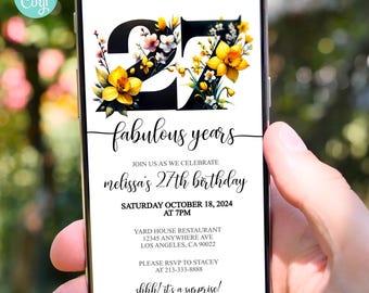 27 Dresses Birthday Party Invitation: Trendy Canva Template (5x7" Digital  Download - Etsy