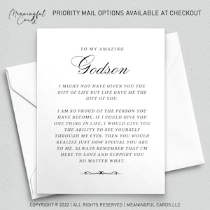 Godson Gifts from Godmother Godson Baptism Gift Godson Birthday Godson Christmas gifts