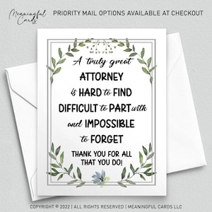 Carte de remerciement avocat cadeau pour avocat