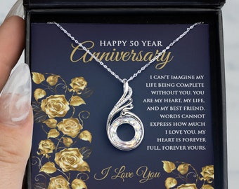 50th Anniversary Pendant - Etsy